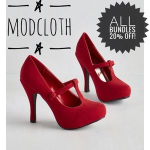 ModCloth Red High Heels